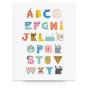 Alphabet Art Print - Hitchcock Paper Co.