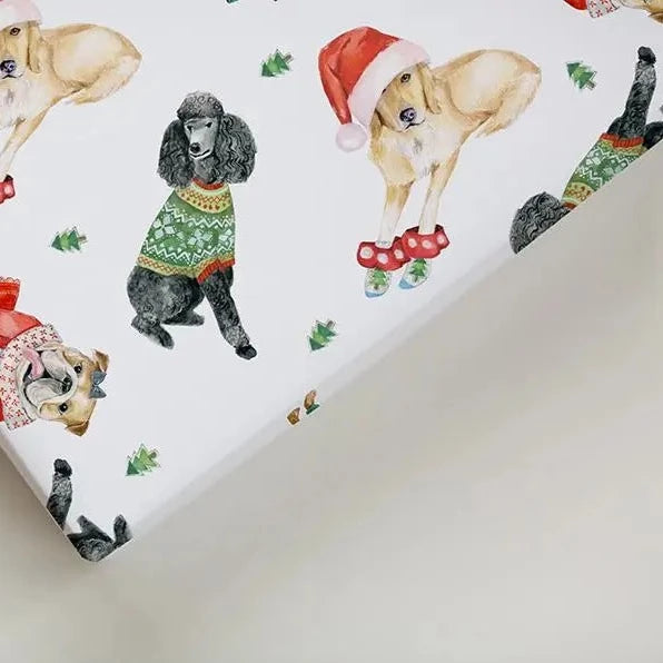 Hanukkah Puppy Dog Gift Wrap – Lana's Shop