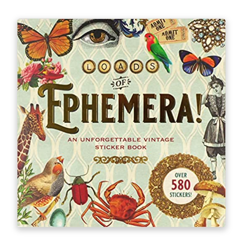 Mystical Ephemera! An Enchanting Vintage Sticker Book (over 900 stickers)