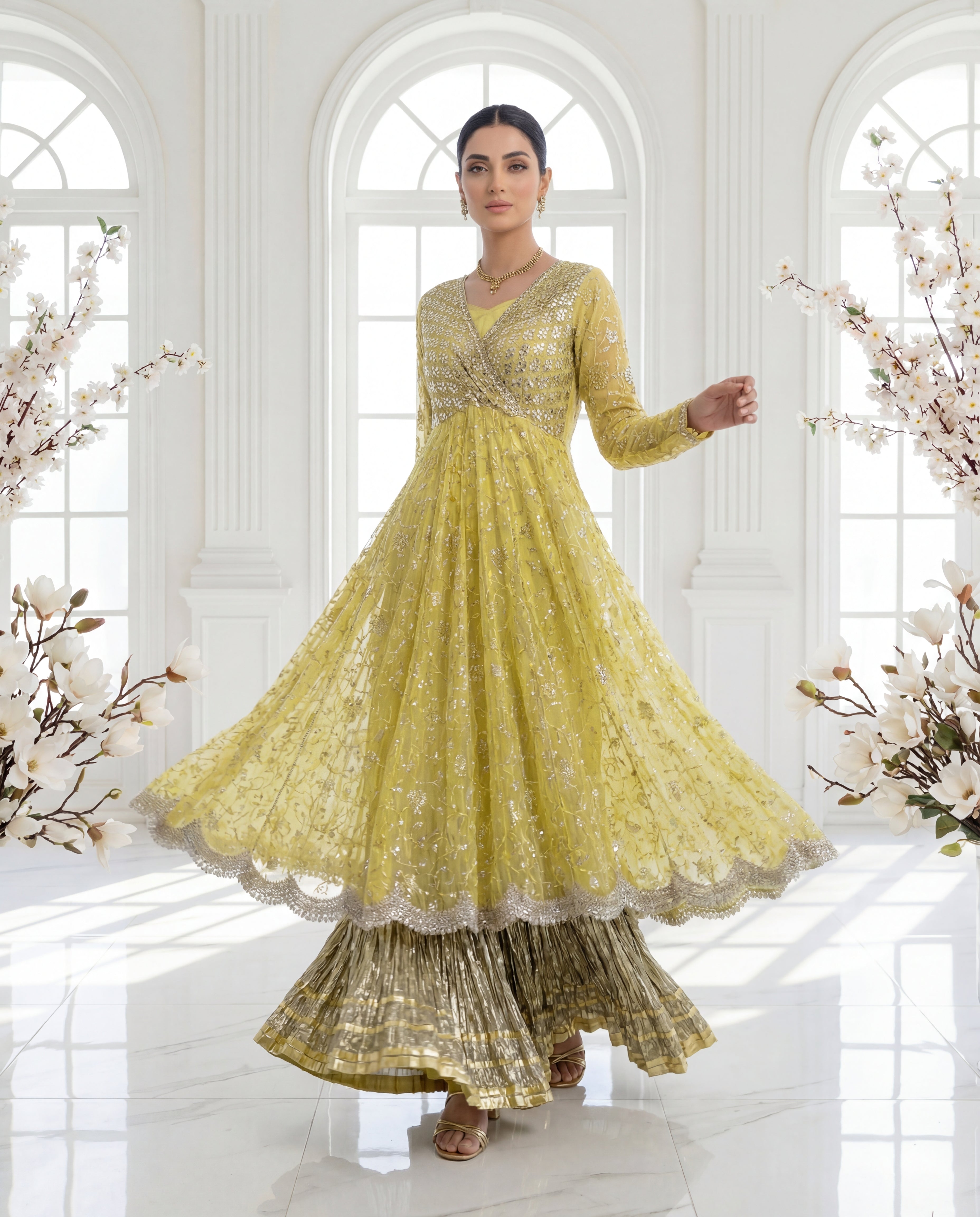 Aurelia Kalidar Skirt Ensemble Delivery:Express - 10% Upcharge