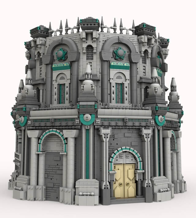 The walking mausoleum from Elden Ring was recreated with LEGO parts - the structure weighs 13 kg | LAMINIFIGS.com