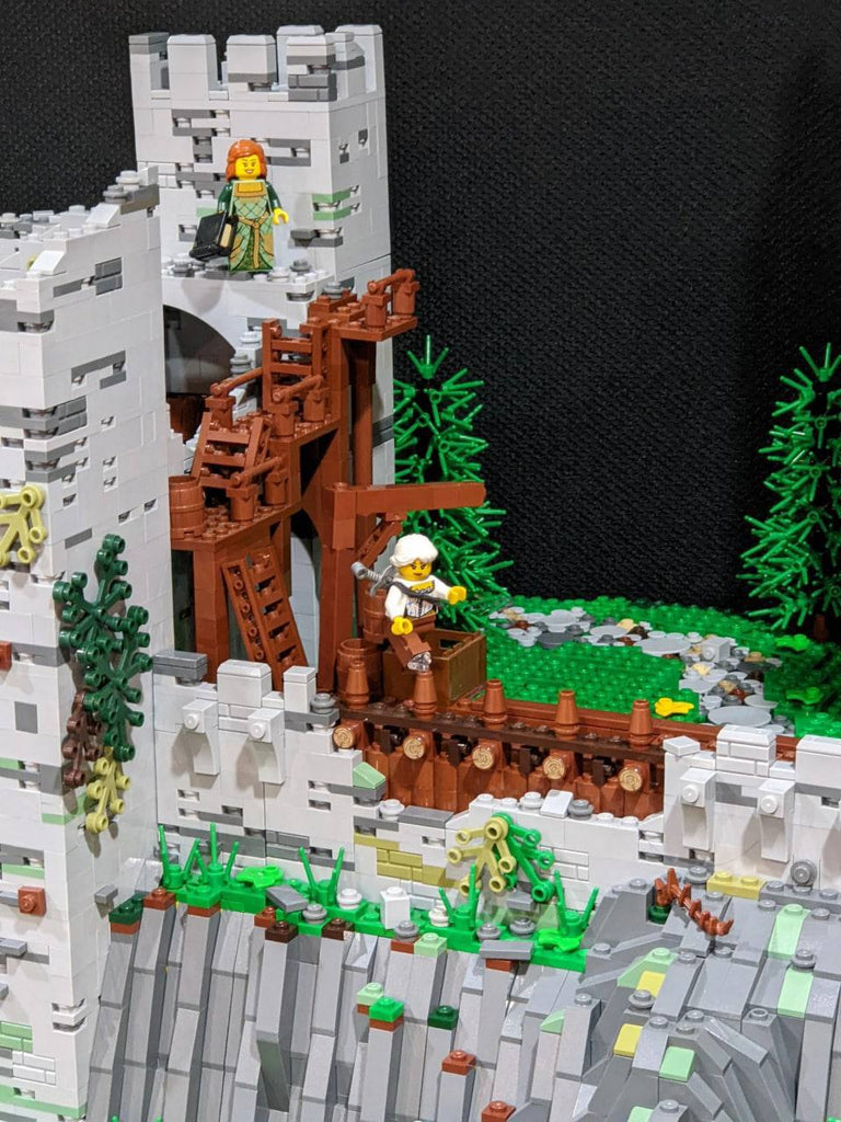 The Witcher 3 fan made an impressive replica of Kaer Morhen from LEGO© | LAminifigs.com