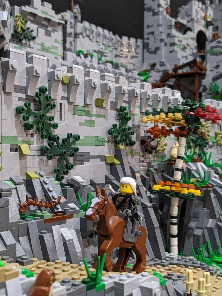 The Witcher 3 fan made an impressive replica of Kaer Morhen from LEGO© | LAminifigs.com