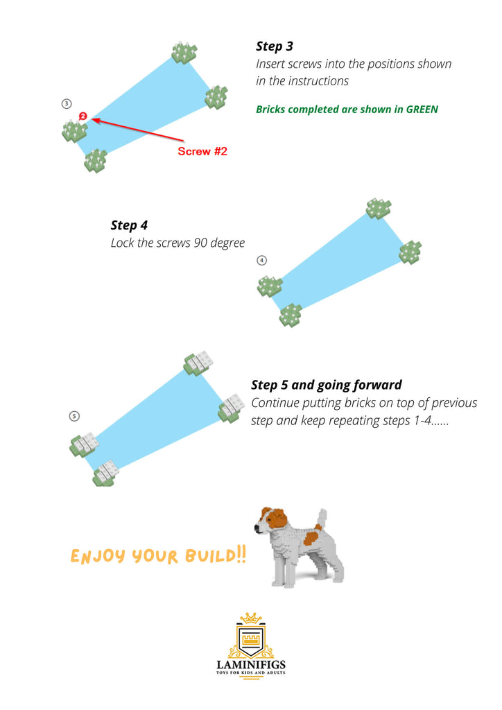 Jekca laminifigs Instructions Guide