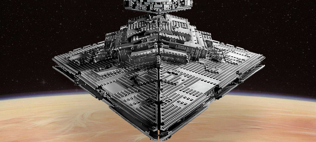 LEGO® unveiled new Empire Star Destroyer Building Set (4784 Pieces) LAMINIFIGS