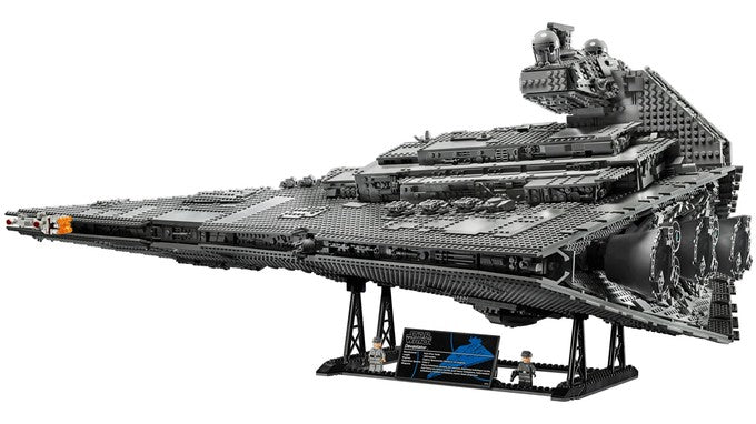 LEGO® unveiled new Empire Star Destroyer Building Set (4784 Pieces) LAMINIFIGS