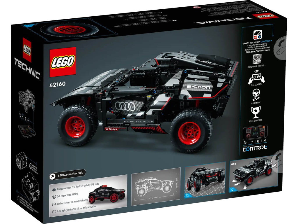 Lego has a new addition: the Audi RS Q e-tron, which can be controlled from your phone, has appeared in the Technic series | LAminifigs.com