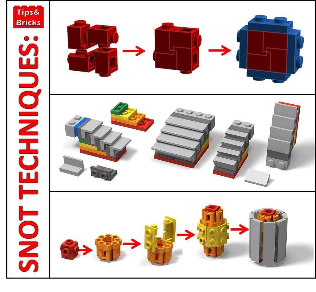 Eight illegal techniques to connect LEGO parts you may not have heard of before | LAminifigs.com