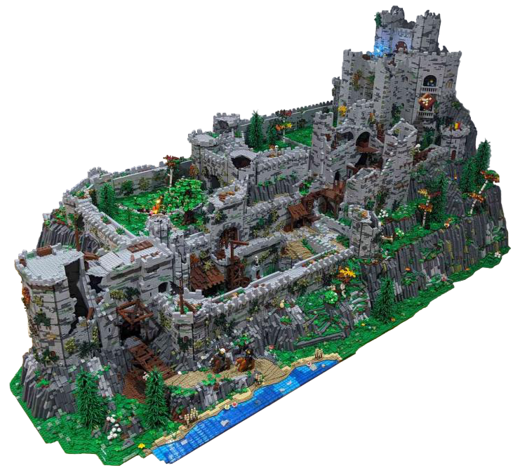 The Witcher 3 fan made an impressive replica of Kaer Morhen from LEGO© | LAminifigs.com