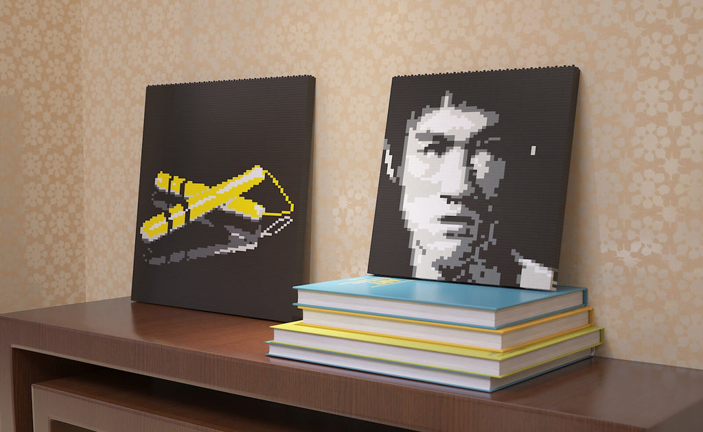 Bruce Lee Brick Paintings | LAMINIFIGS.com