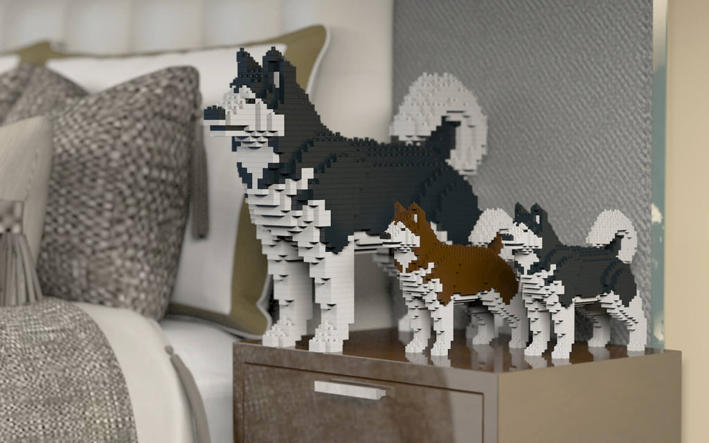 Lego Dogs Sculptures Collection