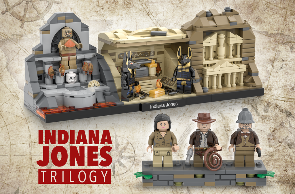 Indiana Jones Trilogy LAMINIFIGS