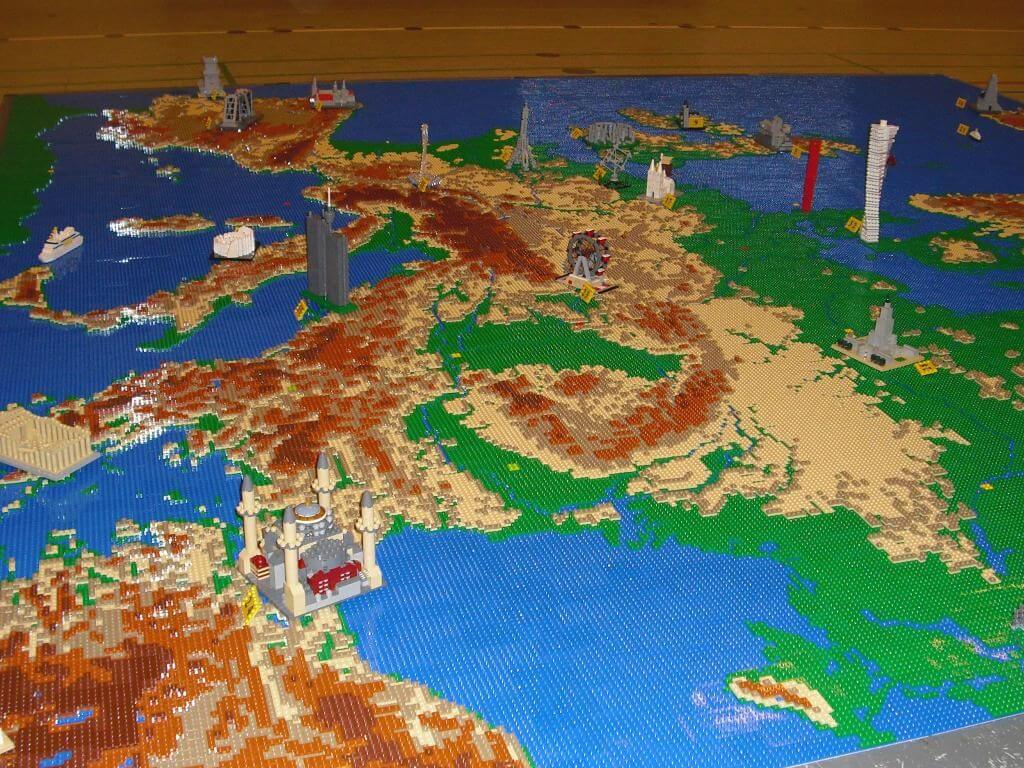 Lego Europe Map