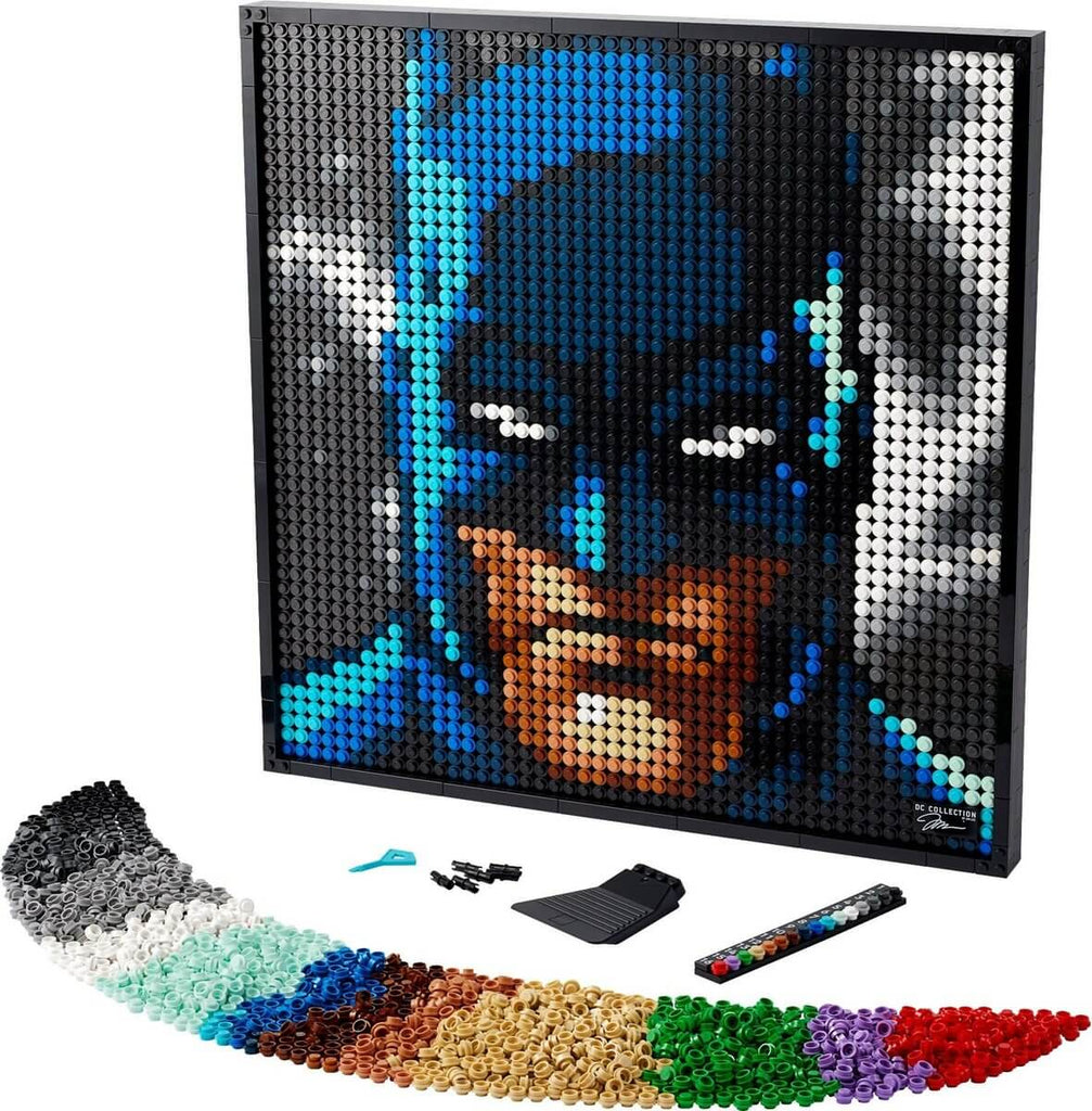 New additions to the LEGO Art series: Jim Lee's Batman and Elvis Presley | LAMINIFIGS.com