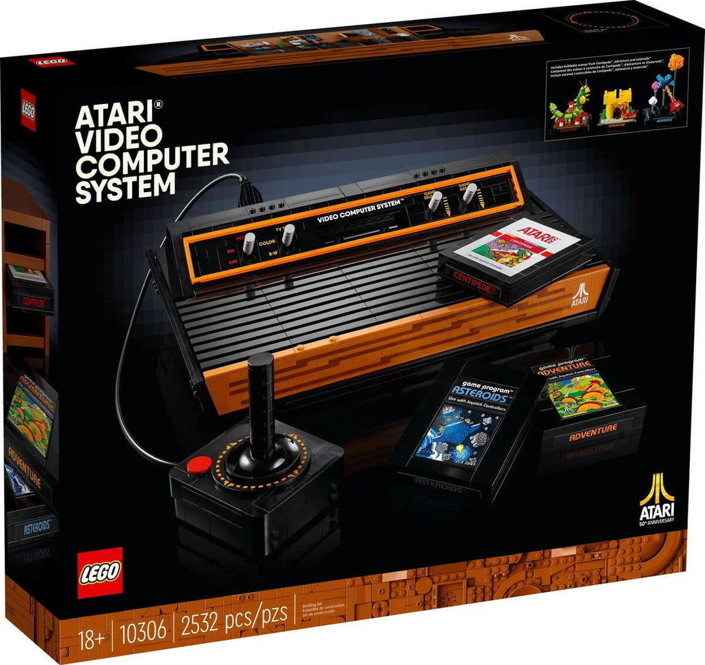 Lego for adults, those who remember how video games started. Presentation of the collection set "Atari 2600" | Laminifigs.com