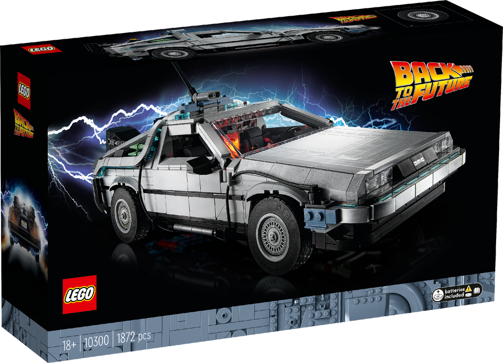 Presentation of the iconic Lego collection set "Back to the Future Time Machine" | LAMINIFIGS.com