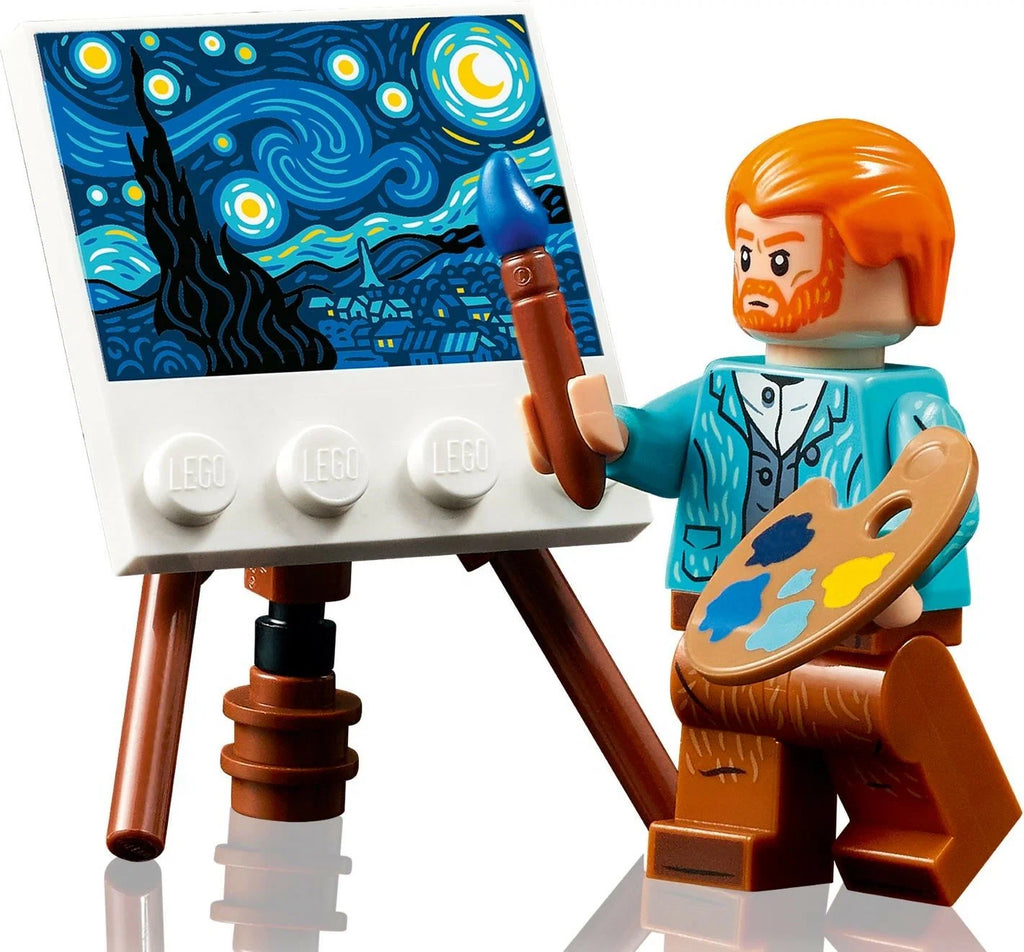 Reimagining Vincent van Gogh's iconic painting with Collectible Lego Set 18+ "The Starry Night" | LAMINIFIGS.com