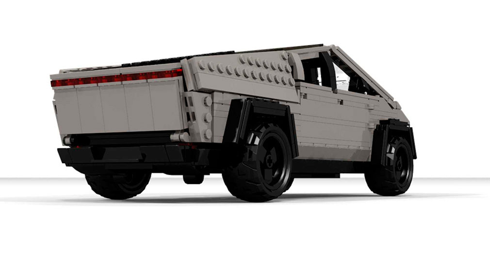 Tesla Cybertruck made of LEGO | LAMINIFIGS