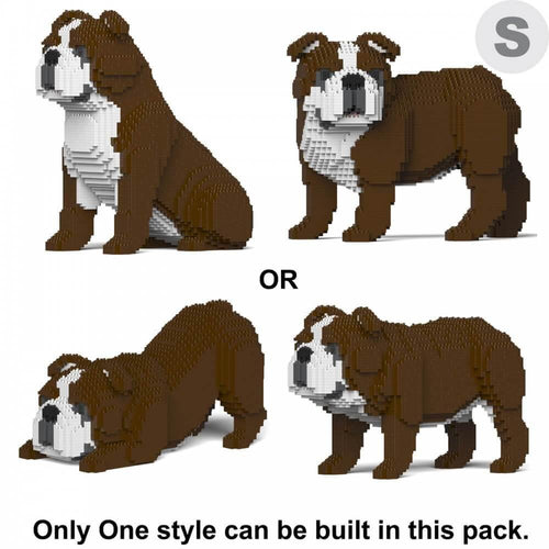 English Bulldog 4-in-1 Pack Dog Sculptures