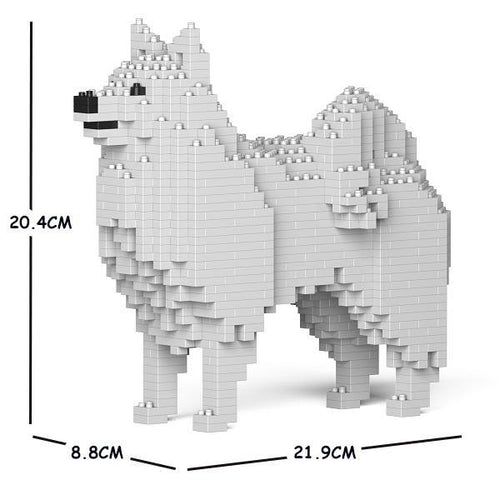 Japanese Spitz Dog Sculptures