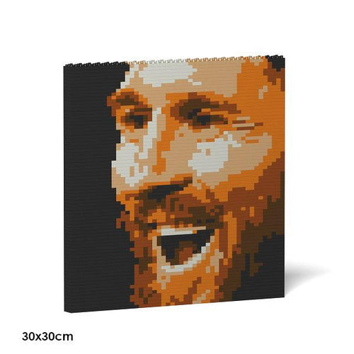 Lionel Messi Brick Paintings