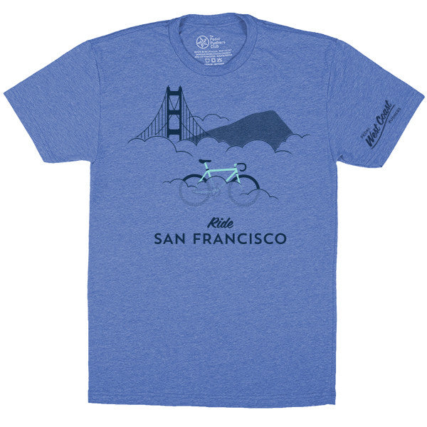 San Francisco Cycling T-shirt T-Shirt from Pedal Pushers Club