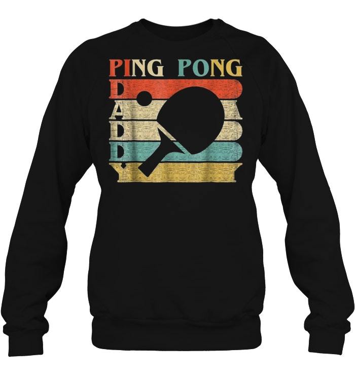 Daddy Ping Pong Table Tennis Dad Gift T Shirt