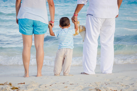 Parents travelling with kids