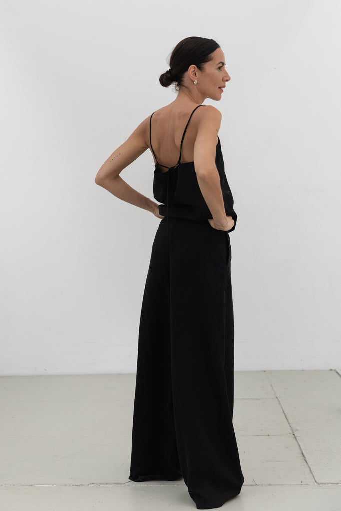 V-Neck Dress Black – The Slow Label