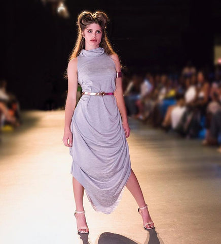 Womens grecian Dress gown fashion show