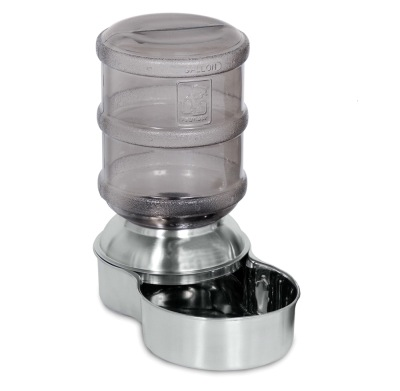 Petmate Stainless Steel Waterer 1 Gallon