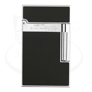 S.T. Dupont Display Model Ligne 2 Black Chinese Lacquer & Palladium Lighter, 016296-D2 -  Art Brown 
