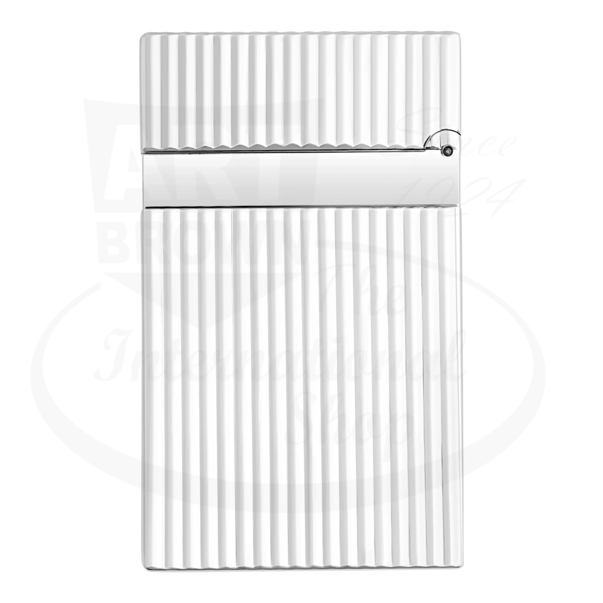 S.T. Dupont Ligne 2 Vertical Lines Silver Lighter, 016817