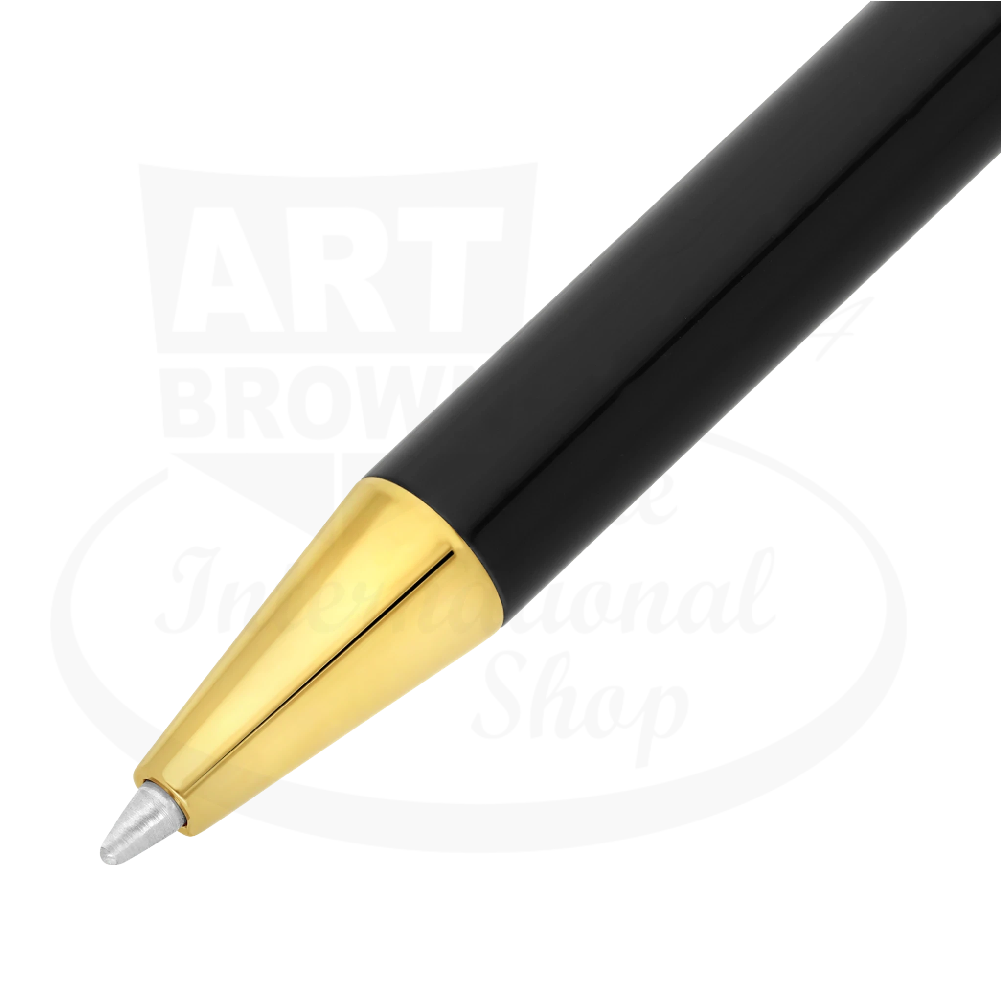 S.T. Dupont New Classique Gold and Black Lacquer Ballpoint Pen, 045076N