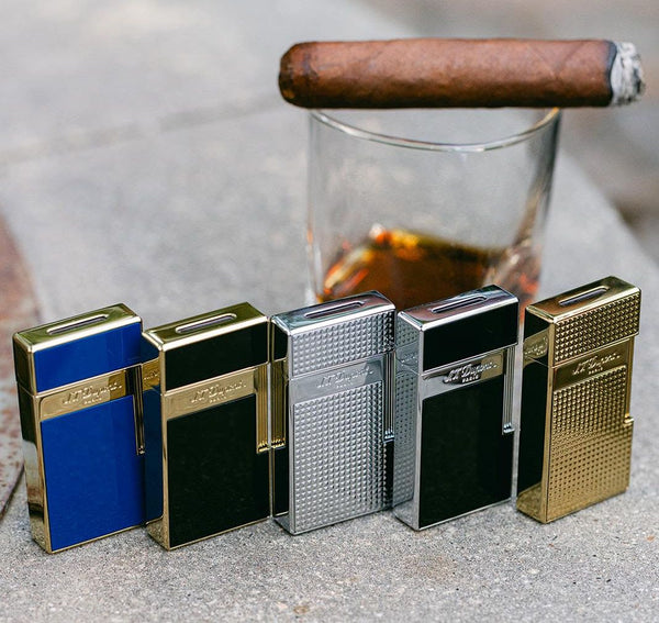 s.t. dupont big d torch lighter collection
