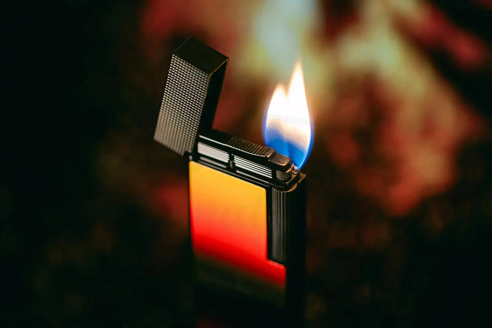 S.T. Dupont Ligne Perfect Cling 2 La Flamme Red Lacquer & Black Lighter, C16133