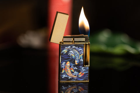 s.t. dupont koi lighter