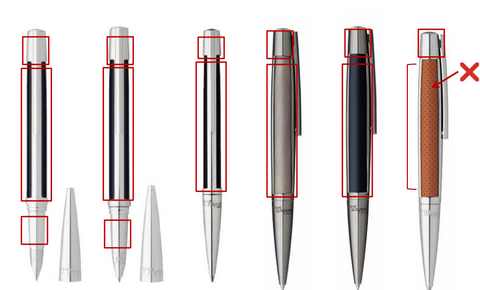 S.T. Dupont pen engraving options