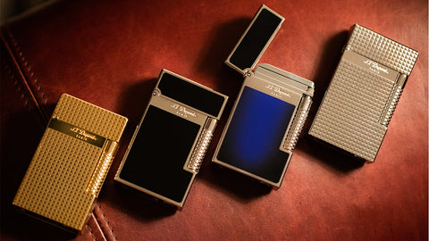 s.t. dupont le grand in blue, black, gold and palladium