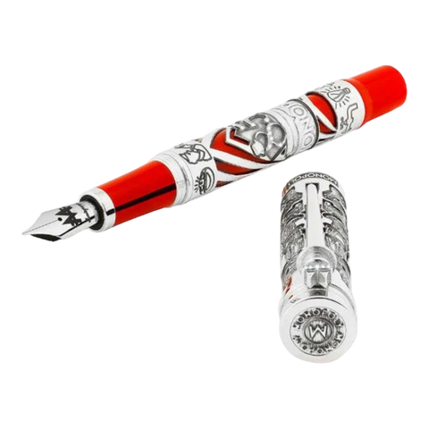 Montegrappa monopoly fountain pen with sterling silver