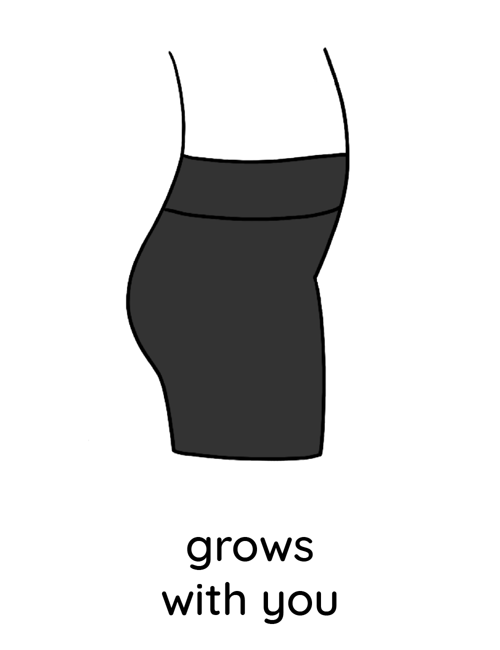 The GLOWE Maternity Short 8– glowe