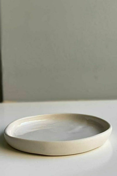 Ceramic small white dish handmade in Melbourne