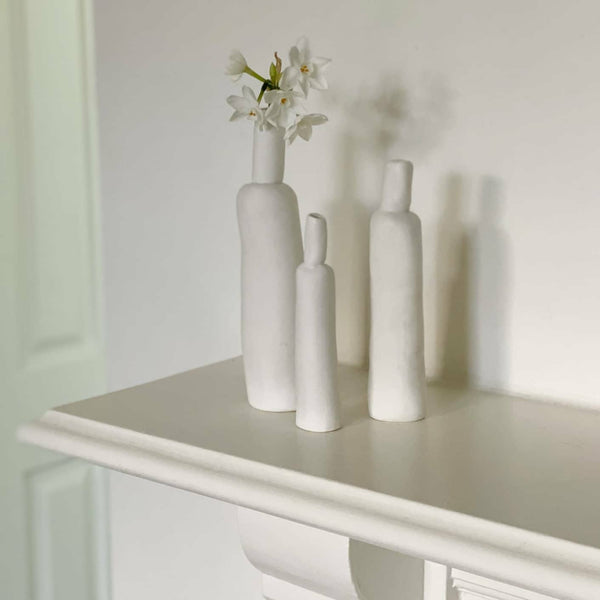 Atley.co ceramic vase styling interior design home made in melbourne Three Sisters Ceramic Vessels
