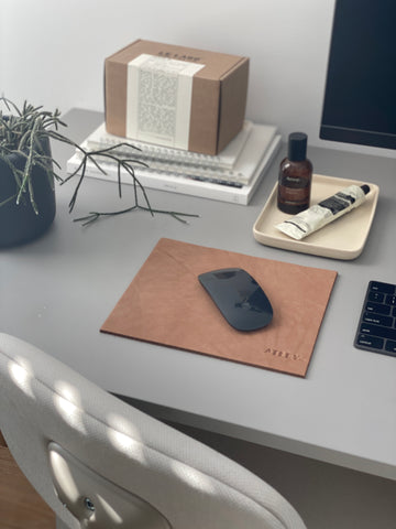 Leather mouse Mat