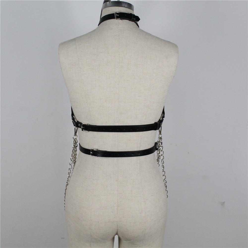 Belt Body Bondage Cage Chest Straps