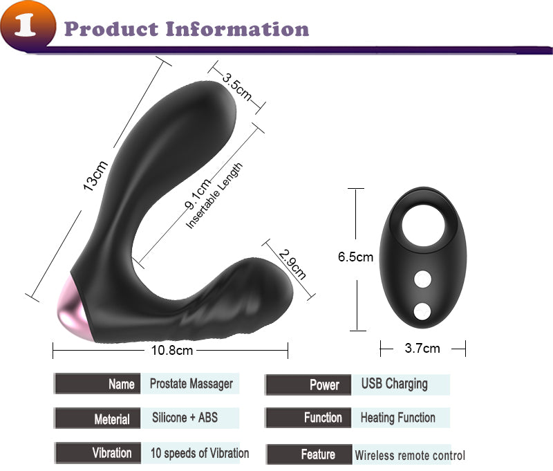 Selftime Remote Control Prostata Massager