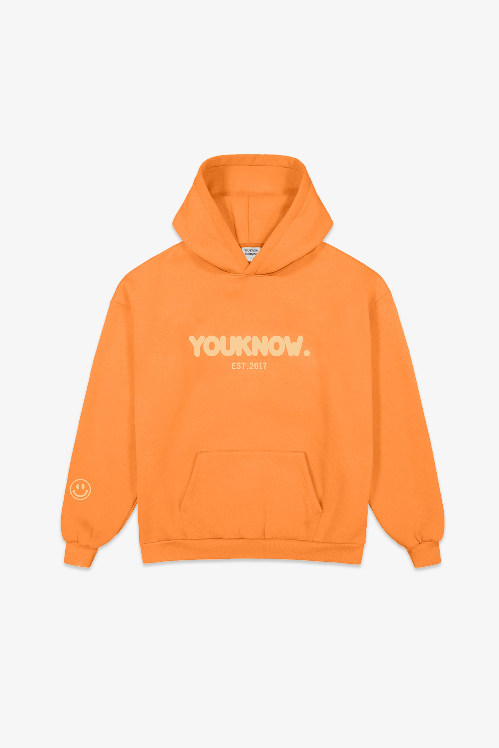 SMILEY HOODIE | ORANGE