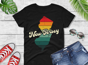 Comfort Colors® New Jersey Retro Vintage Shirt, State of New Jersey, Retro Vintage New Jersey Tee, Cute New Jersey TShirt - Vader Company
