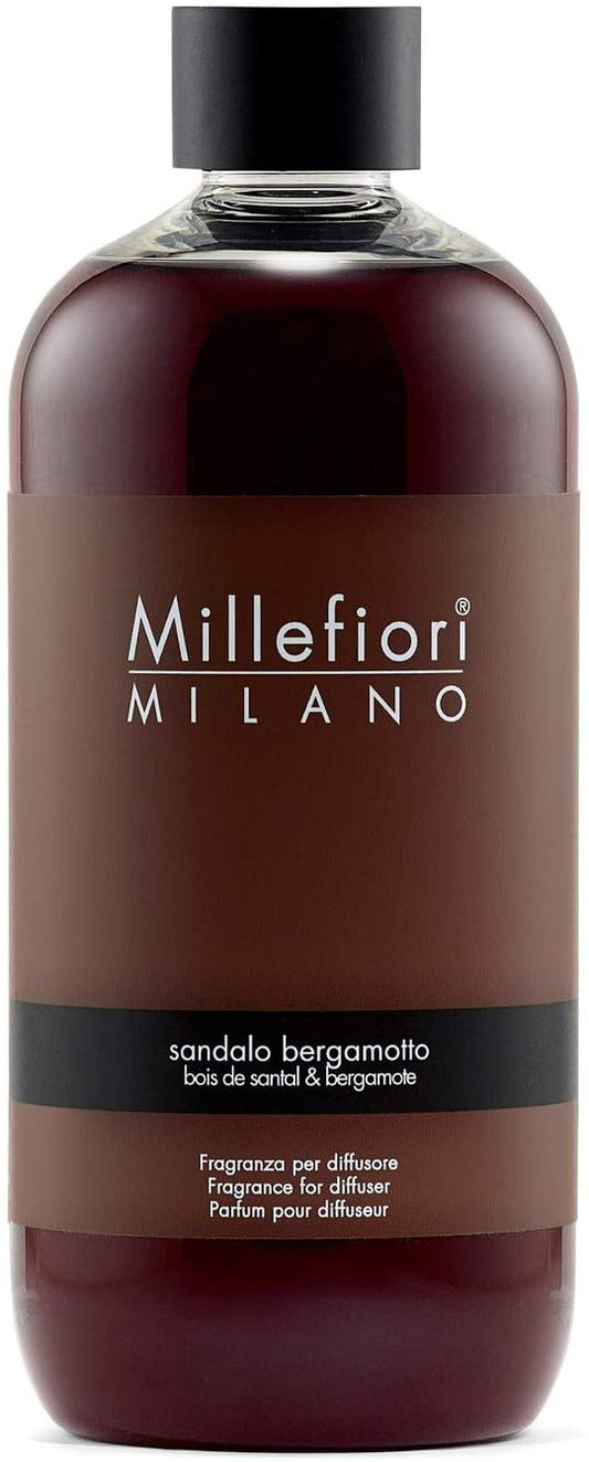 Millefiori Milano Ricarica per Diffusore di Aromi per Ambiente, Fragranza,  Lemon Grass, 500 ml - Prodotti Plus