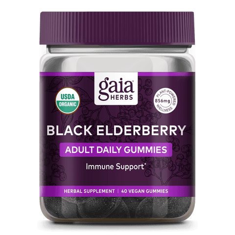 Gaia Herbs Everyday Elderberry Gummies